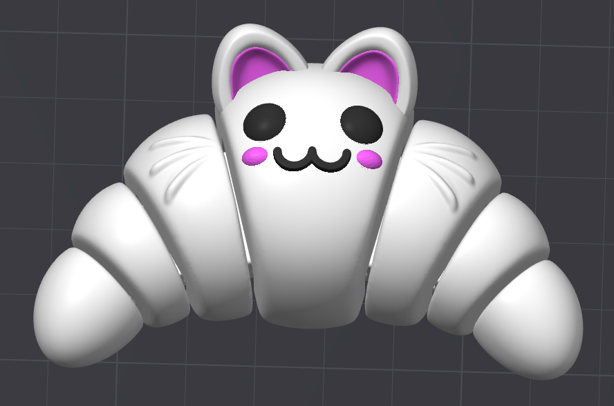 Figūrėlė Katė Kruasanas Pasiryžusi Prajuokinti Tave