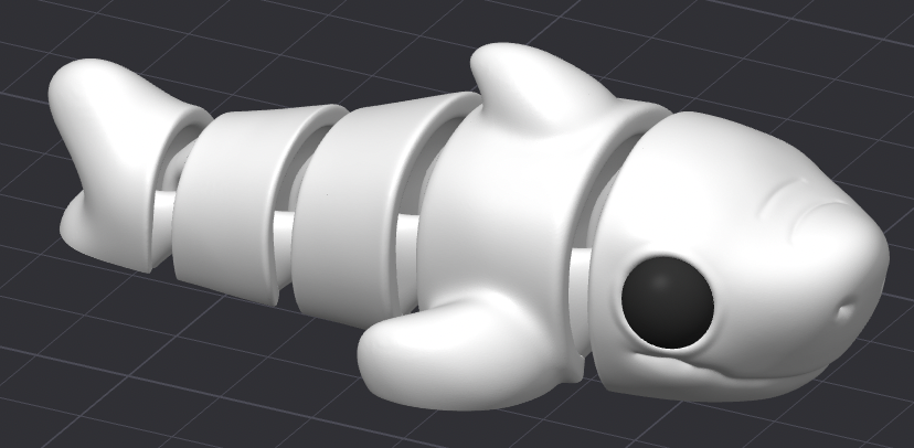 The Sharky Shark model figure