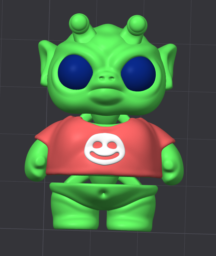 Friendly Martian Zed model figure