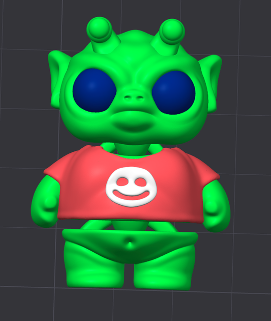 Friendly Martian Zed model figure