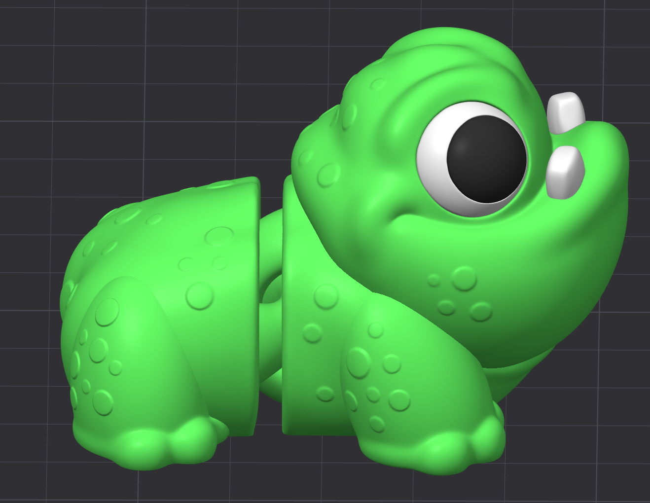Beefy Sewer Frog model figure